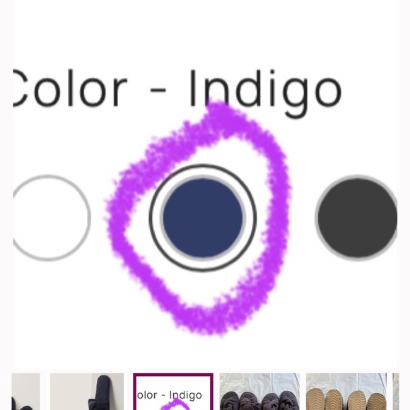 NWT Barefoot Dreams Towel Terry Sandals In Indigo - Picture 6 of 6